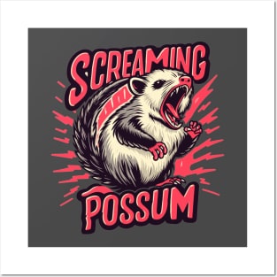 Screaming Possum Posters and Art